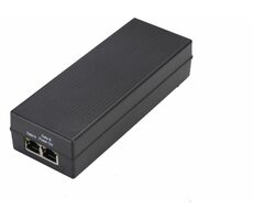 MicroConnect IEEE Gigabit PoE Injector UK černá / 802.3af / 15.4W 