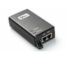 MicroConnect IEEE Gigabit PoE Injector černá / 802.3af/at / 60W 