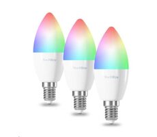 TechToy Chytrá žárovka (E14) - ZigBee / 6W/ RGB / ZigBee / 3ks
