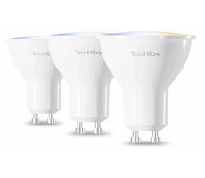 TechToy Chytrá žárovka (GU10) - ZigBee / 4.7W / RGB / ZigBee / 3ks