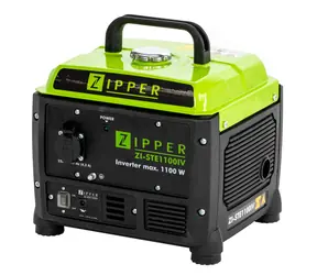 Zipper ZI-STE1100IV / Benzínový generátor elektřiny / Nádrž: 4.2 l / 1300 W / Inventorová technologie / 1 x 230 V