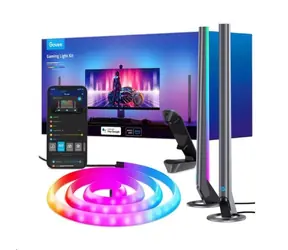 Govee Dreamview G1 Pro (lampičky a pásek) / 2 LED lampičky + LED pásek na monitor / 36W / BT / Wi-Fi / RGBICWW