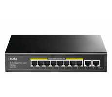 Cudy GS1010PE PoE switch / 8x PoE RJ45 / 2x RJ45 / 1000Mbps / 120W