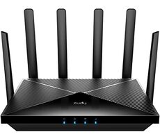 Cudy AX3000 5G router / 1x WAN + 3x LAN RJ45 1000Mbps / 2.4 GHz 574Mbps / 5 GHz 2402Mbps