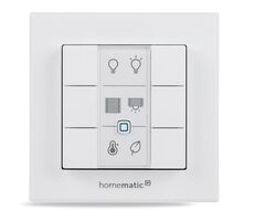 Homematic IP Nástěnný dálkový ovladač - 6 tlačítek / IP20 / 2x AAA