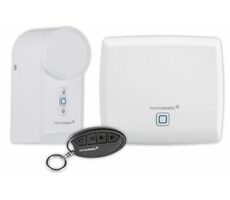 Homematic IP Startovací sada - řízení přístupu / 1x Centrální jednotka HmIP-HAP & 1x Pohon dveřního zámku & dálkový ovl.