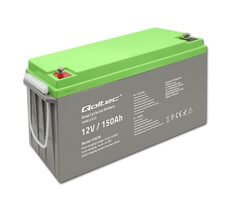 Qoltec Deep Cycle Gel Battery 53078 / Akumulátor / 12V / 150Ah