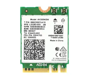 Intel Wi-Fi 6 AX200 / M.2 2230 / Síťový adaptér / 802.11ax / Dual-Band 2.4+5GHz / Bluetooth 5.2 / vPro