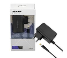 Qoltec 51028 Napájecí zdroj + síťový kabel 18W 1.3m černá / 9V / 2A / 5.5x2.5