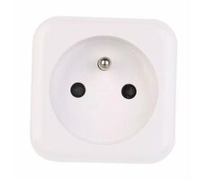IMMAX NEO LITE SMART chytrá vnitřní zásuvka v2 (E) / s kolíkem (typ E) / Wi-Fi / Google Assistant & Amazon Alexa & TUYA