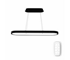 IMMAX NEO HIPODROMO SMART závěsné svítidlo 120x30cm 42W černá / Zigbee 3.0 & TUYA