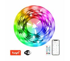 IMMAX NEO LITE SMART digitální LED pásek / 18W / Wi-Fi / IP65 / RGB / DO + Music / 5m / TUYA