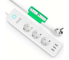 Nous A5 / Inteligentní prodlužovací kabel / 3 Schuko & 3 USB / WiFi