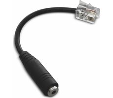 Sonoff Adaptér pro senzory 2.5 mm Jack (F) - RJ9 (M) 5 cm černá