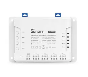 Sonoff 4CH PRO R3 / Chytrý spínač / 4 kanály / Wi-Fi / eWeLink