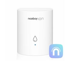 Niceboy ION ORBIS Water Sensor bílá / Detektor úniku vody / ZigBee / Bluetooth / MESH
