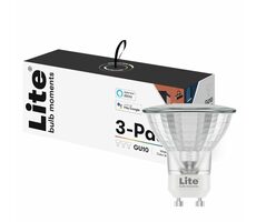 Lite bulb Moments Sada chytrých žárovek - GU10 RGB / 4.5W / 2700K / GU10 / Google Home / Alexa / 3 ks
