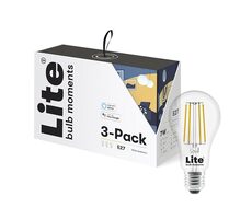 Lite bulb Moments Sada chytrých žárovek - E27 / 6W / 2700-6500K / E27 / Google Home / Alexa