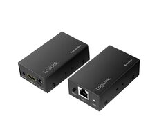 LogiLink HD0023 černá / HDMI extender přes LAN / 1080p@60Hz / 60m