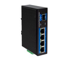 LogiLink NS204 černá / Switch / 4x RJ45 / 1x SFP / 1Gbps 