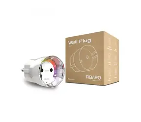 Fibaro Wall Plug Type F bílá / Chytrá zástrčka / 2500W / Z-Wave / doprodej