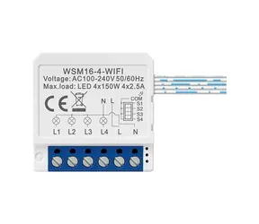 Avatto WSM16-W4 bílá / Chytrý spínač / 4 kanály / WiFi