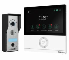 EVOLVEO DoorPhone AHD7 bílá / Sada domácího WiFi videotelefonu s ovládáním brány nebo dveří