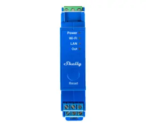 Shelly Pro 1 modrá / Chytrý spínač / 1 kanál / BT 4.2 / WiFi