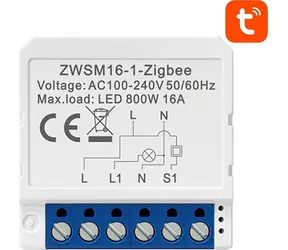 Avatto ZWSM16-W1 TUYA bílá / Inteligentní zásuvkový spínač / ZigBee 3.0 / Tuya
