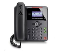 Poly Edge B20 - 8 linek černá / IP Telefon / 8 linek / 2.8" displej / 2x RJ-45 / PoE