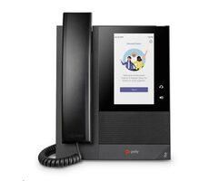 Poly Savi CCX 400 černá / IP Telefon / MS Teams / 24 linek / 5" displej / 2x RJ-45 / PoE
