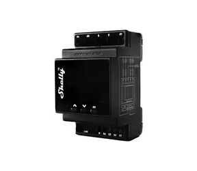 Rozbaleno - Shelly Pro 4PM šedá / Chytrý spínač s měřením spotřeby / 4 kanály / BT 4.2 / WiFi / rozbaleno