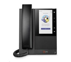 Poly CCX 505 černá / IP Telefon / MS Teams / 24 linek / 5" displej / 2x RJ-45 / PoE