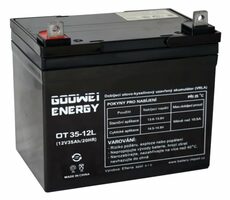 GOOWEI ENERGY Pb záložní akumulátor VRLA GEL 12V/35Ah