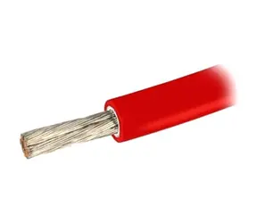 cena za 1 metr - GOOWEI Energy kabel pro zapojení solárních panelů měděný 1x 6mm2 červená 