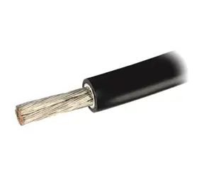 cena za 1 metr - GOOWEI Energy kabel pro zapojení solárních panelů měděný 1x 6mm2 černá
