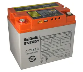GOOWEI ENERGY DEEP CYCLE (GEL) baterie 12V/33Ah