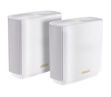 ASUS ZenWifi XT9 bílá 2ks / Mesh router AX7800 / WiFi 6 / 2.4GHz / 2x 5GHz / 2.5Gbps WAN + 3x LAN