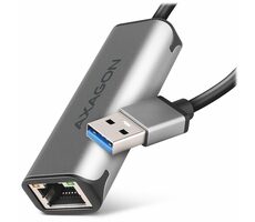 AXAGON ADE-25R USB-A 3.2 Gen 1 - 2.5 Gigabit Ethernet síťová karta, Realtek 8156, auto install, šedá