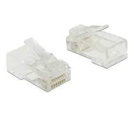 DeLock Přípojka RJ45 Cat.5e UTP čirá 20ks