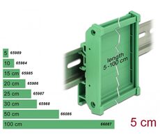 DeLock Držák desky pro DIN lištu (72 mm) zelená