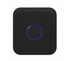 Solight bezdrátový zvonek bezbateriový černá / do zásuvky / 150m / learning code