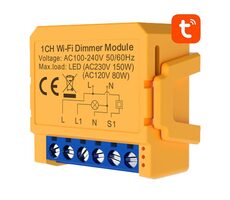 Avatto DMS16-2 žlutá / Chytrý spínač / 2 kanály / WiFi