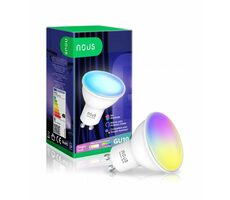 Nous P8 / Chytrá žárovka / GU10 / 380 lm / RGB / WiFi