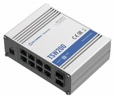 Teltonika TSW200 / 8x LAN 10/100/1000 / Industriální switch / PoE+