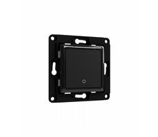 Shelly Wall Switch 1 - nástěnný vypínač černá / bez rámečku