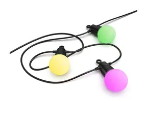 Hama SMART WiFi světelný řetěz s 12 LED žárovkami / venkovní použití / 8m / IP44