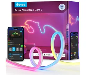 Govee H61D3 Neon 2 LED 3m / LED pásek / 36W / 612lm / BT / WiFi / RGBIC