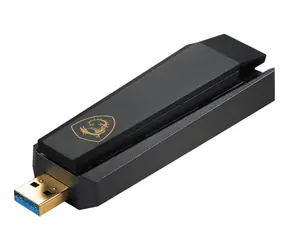MSI WiFi USB adaptér AXE5400 / WiFi 6E / až 2402 Mb/s / Beamforming / WPA3