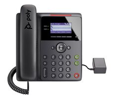 Poly Edge B30 černá / IP Telefon / 16 linek / 2x RJ-45 / PoE 
